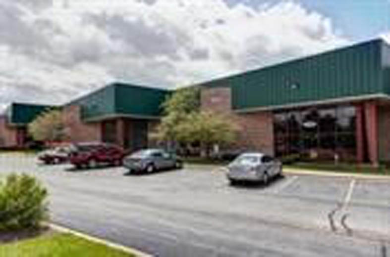 54,569 sf Batavia building with green roof and parking, by Venture One