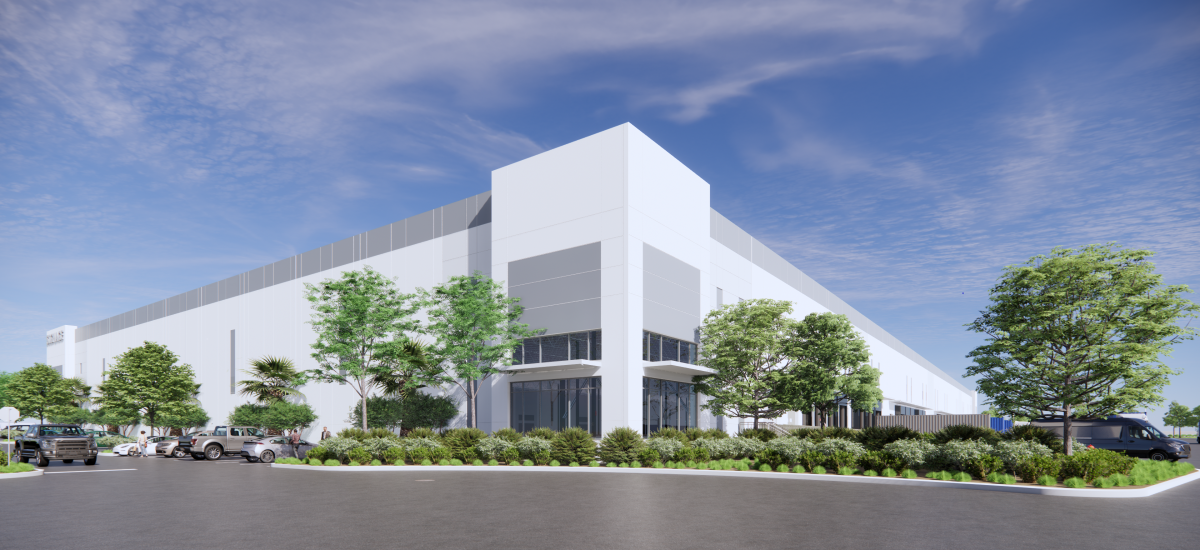 Modern Orlando building with glass and landscaping, by Venture One