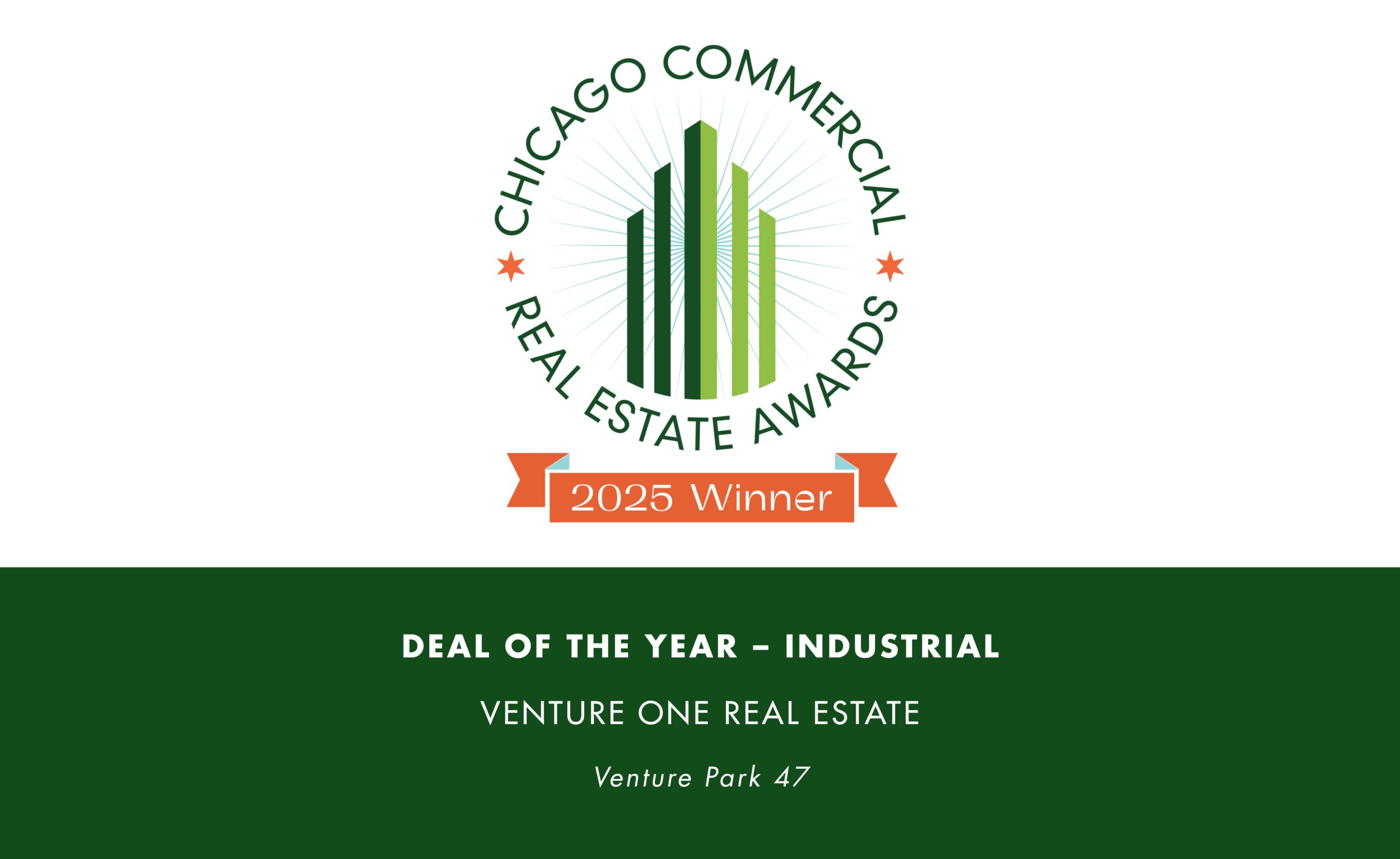 Venture One Real Estate wins Industrial Deal of the Year at 2025 Chicago Commercial Real Estate Awards